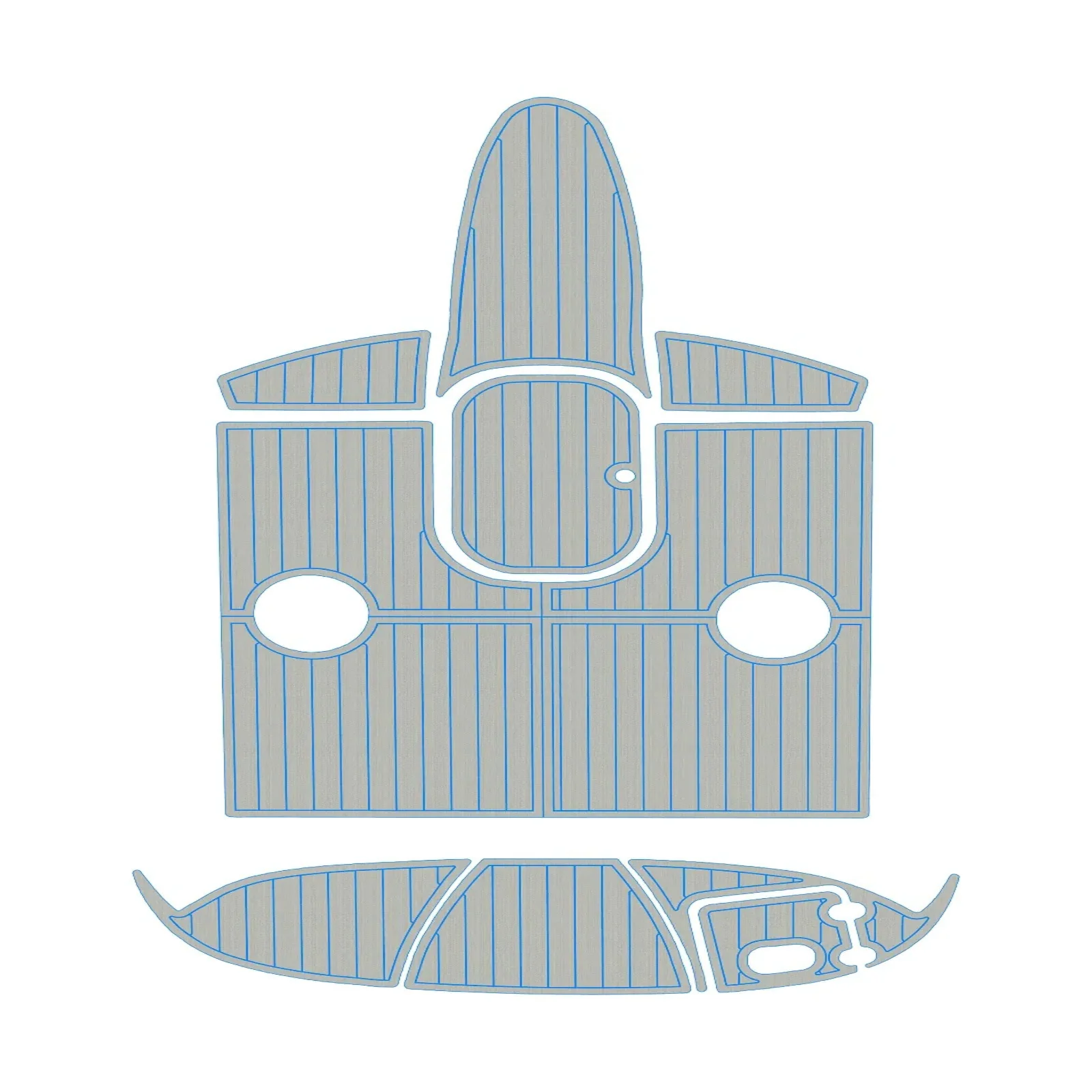 2005-2008 Four Winns H200 – Durable EVA Foam Boat Decking Kit - HXBYX