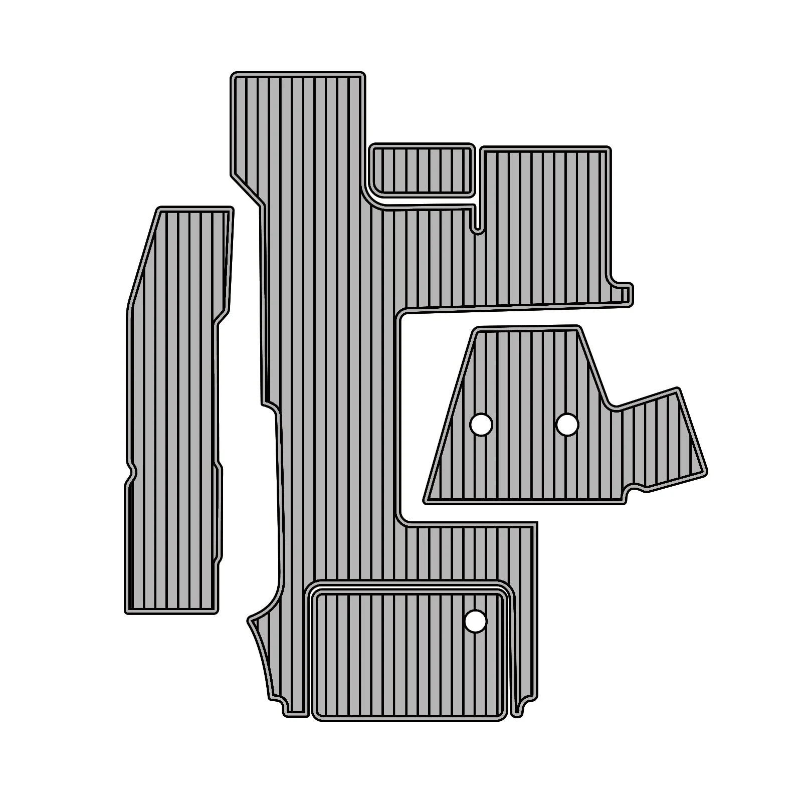 2008 Sea Ray 40 – Custom EVA Foam Marine Flooring Kit - HXBYX