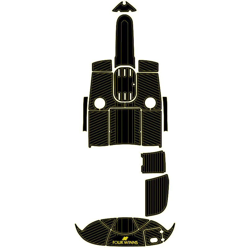 2008 Four Winns H210 - Factory Direct Custom EVA Foam Boat Decking Kit - HXBYX