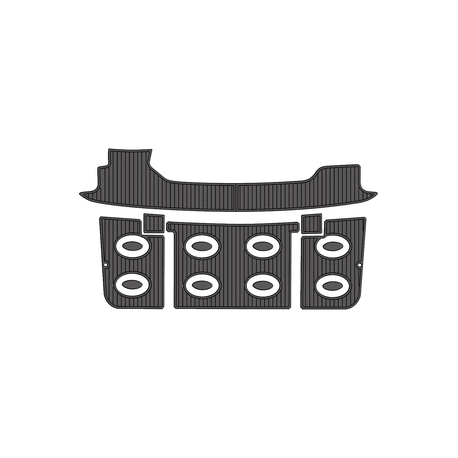 1999 | Sea Ray | 400 – Custom EVA Foam Marine Flooring Kit - HXBYX