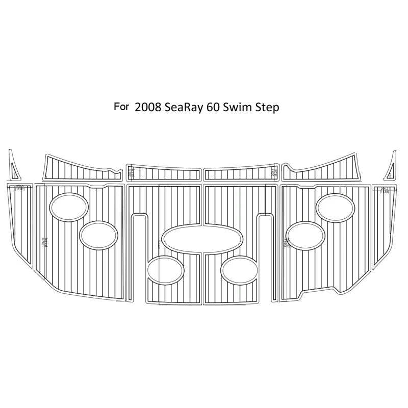 2008 Sea Ray 60 – Custom EVA Foam Marine Flooring Kit for Swim Step - HXBYX
