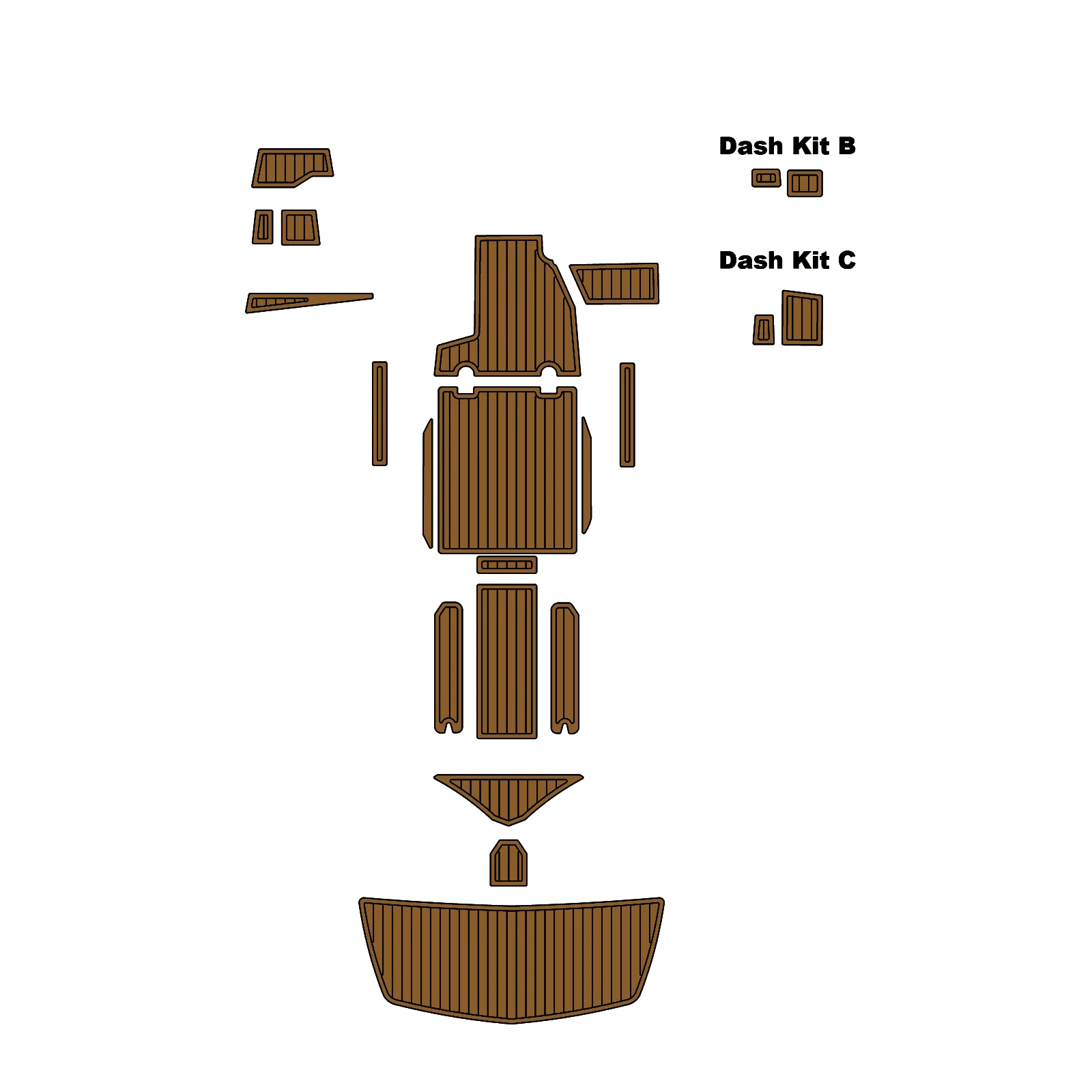 2019 Tige R21 – Custom EVA Foam Marine Flooring Kit - HXBYX