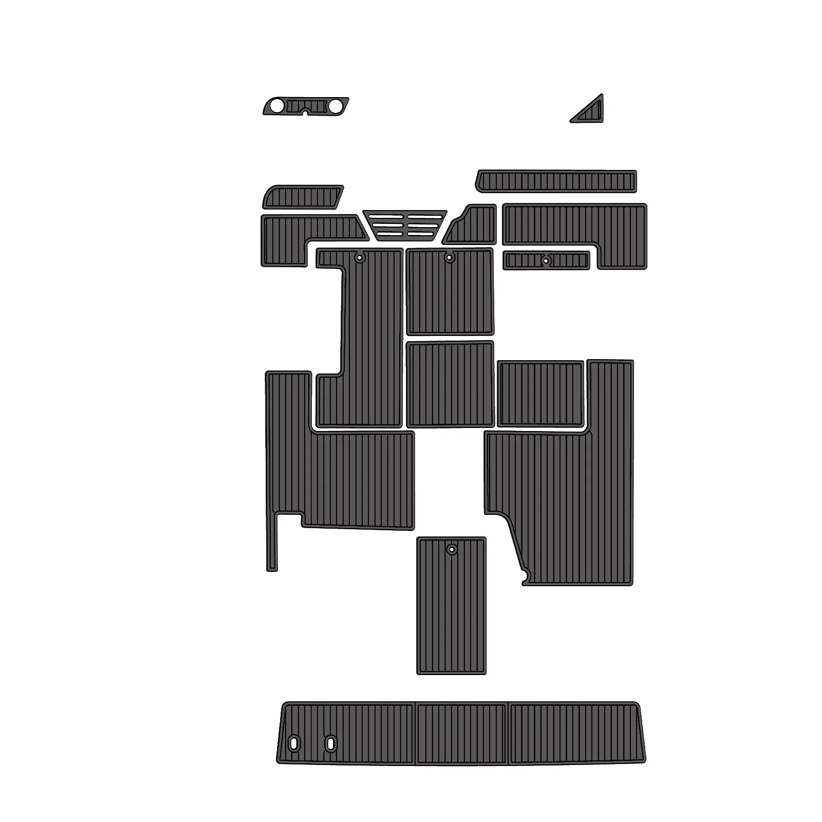 1991 | Sea Ray | Express – Custom EVA Foam Marine Flooring Kit - HXBYX