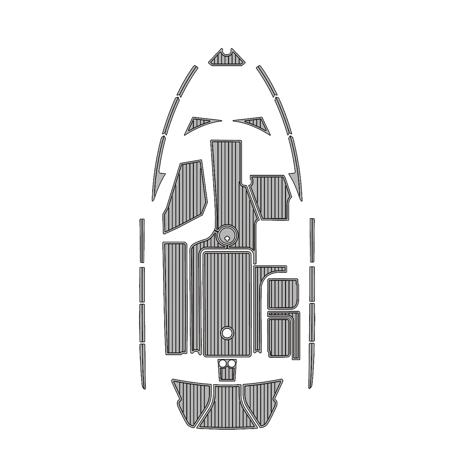 2014 Malibu 23 LSV – Custom EVA Foam Boat Flooring Kit - HXBYX