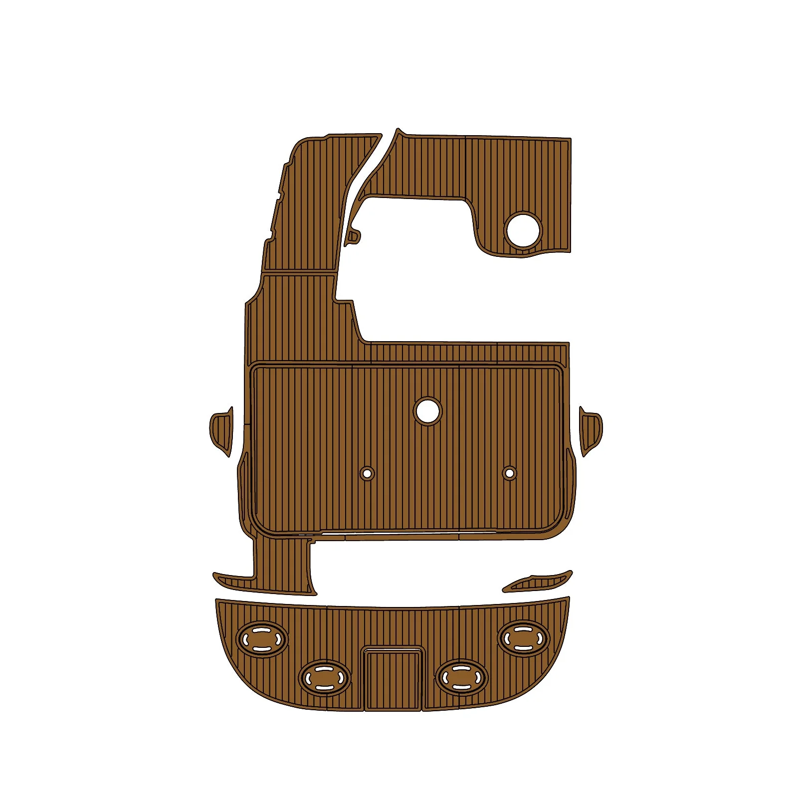 1999-2002 | Sea Ray | 340 – Custom EVA Foam Marine Flooring Kit - HXBYX