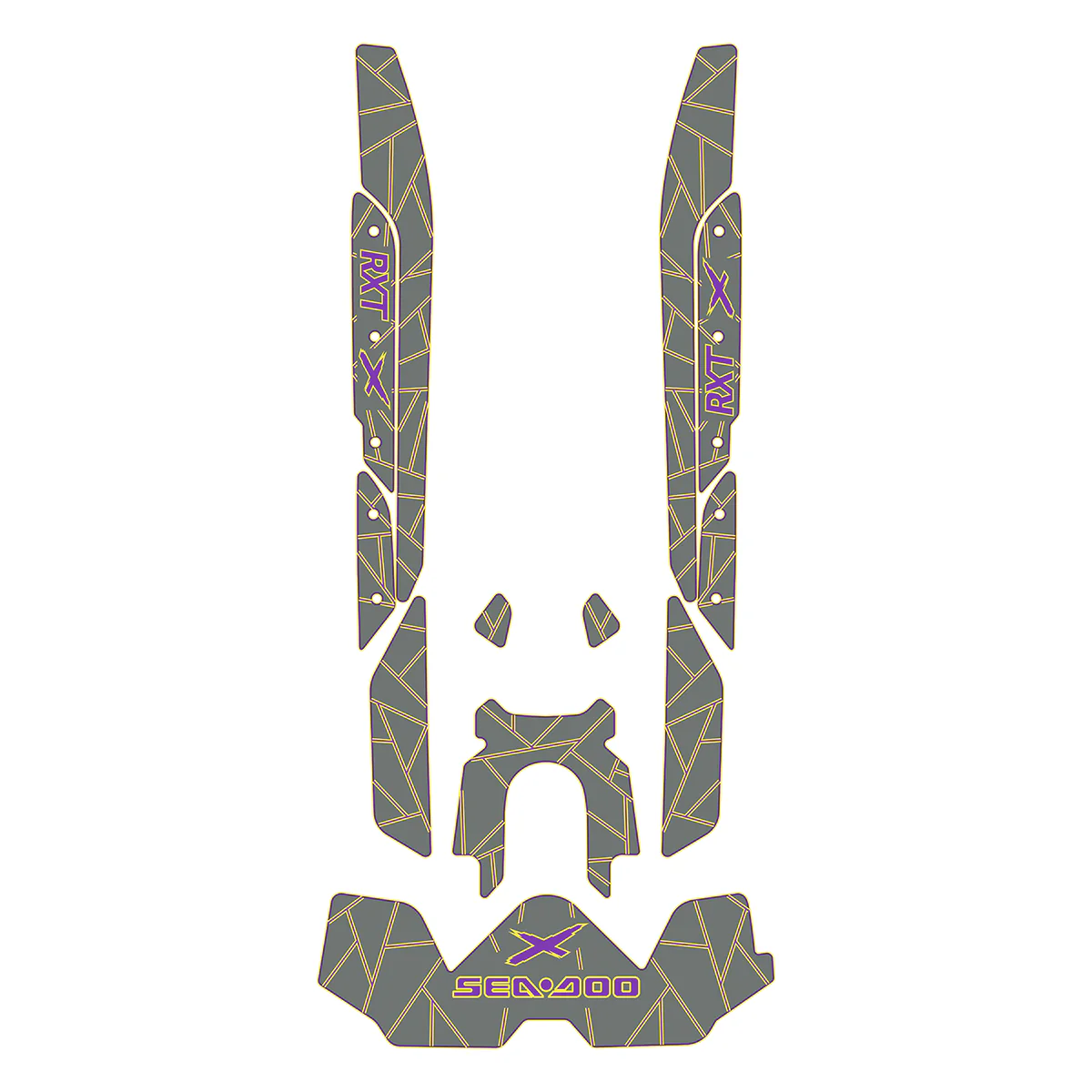 2019-2024 Sea-Doo RXT-X 300 / 325 - Custom EVA Foam Jet Ski Mats Kit - HXBYX