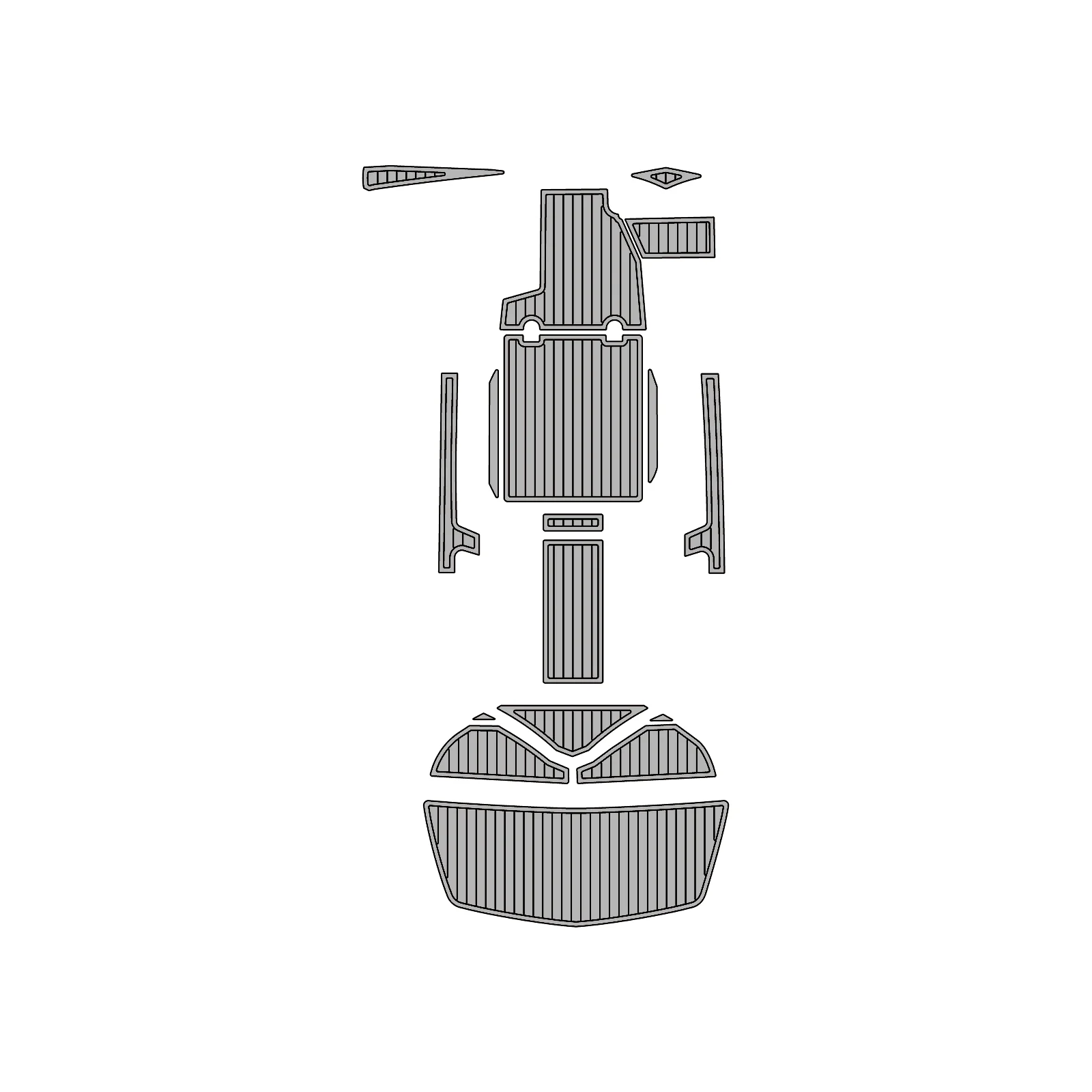 2012-2018 Tige Z1 – Custom EVA Foam Marine Flooring Kit - HXBYX