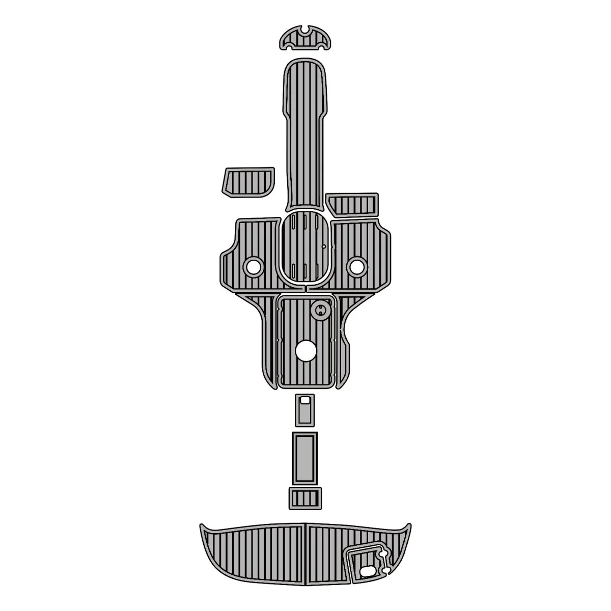 2005 Four Winns Horizon 230 - Custom EVA Foam Boat Decking Kit - HXBYX