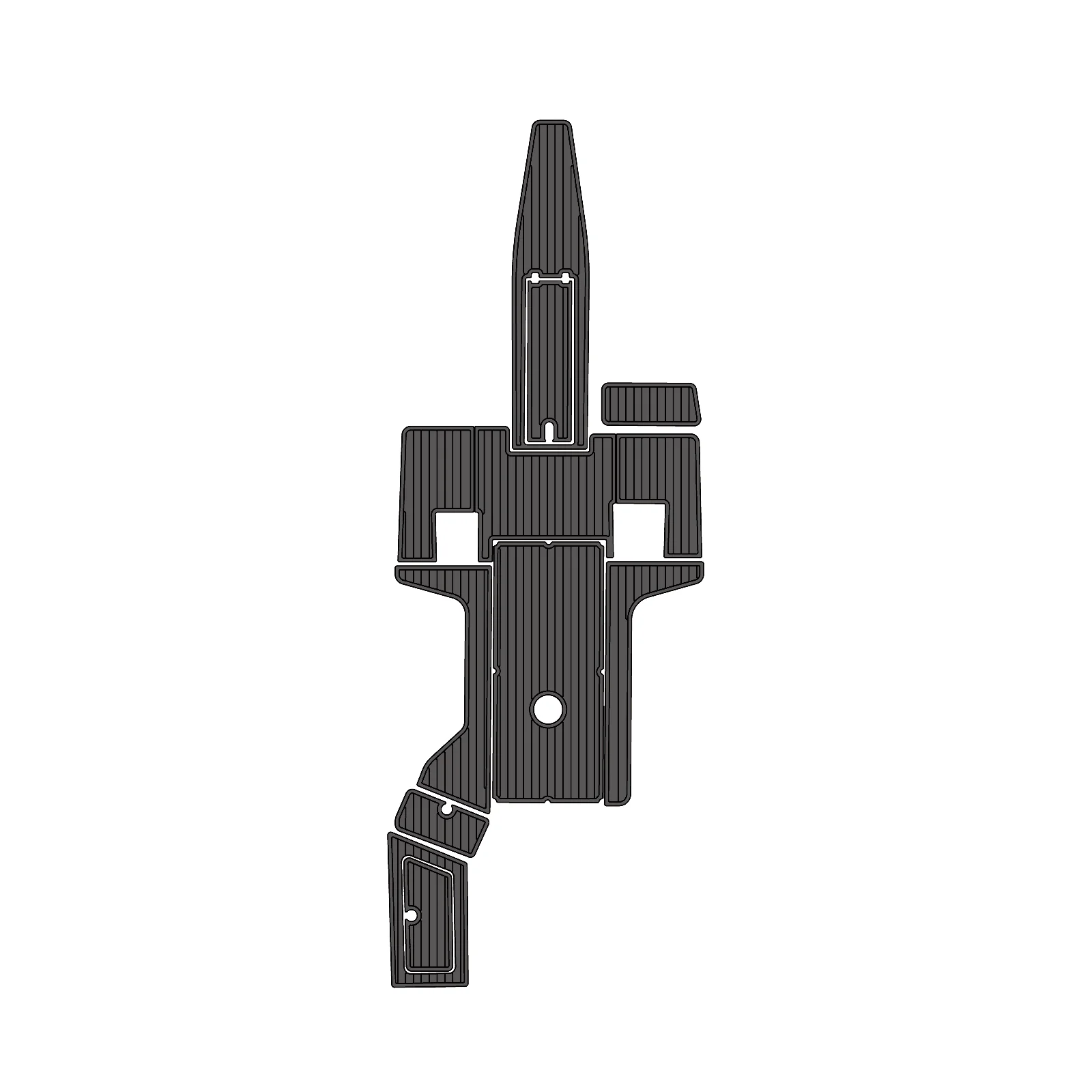 2001 Malibu 25 LSV – Custom EVA Foam Marine Flooring Kit - HXBYX