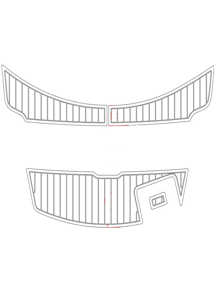 2008–2012 Sea Ray 185 – Custom EVA Foam Marine Flooring Kit - HXBYX