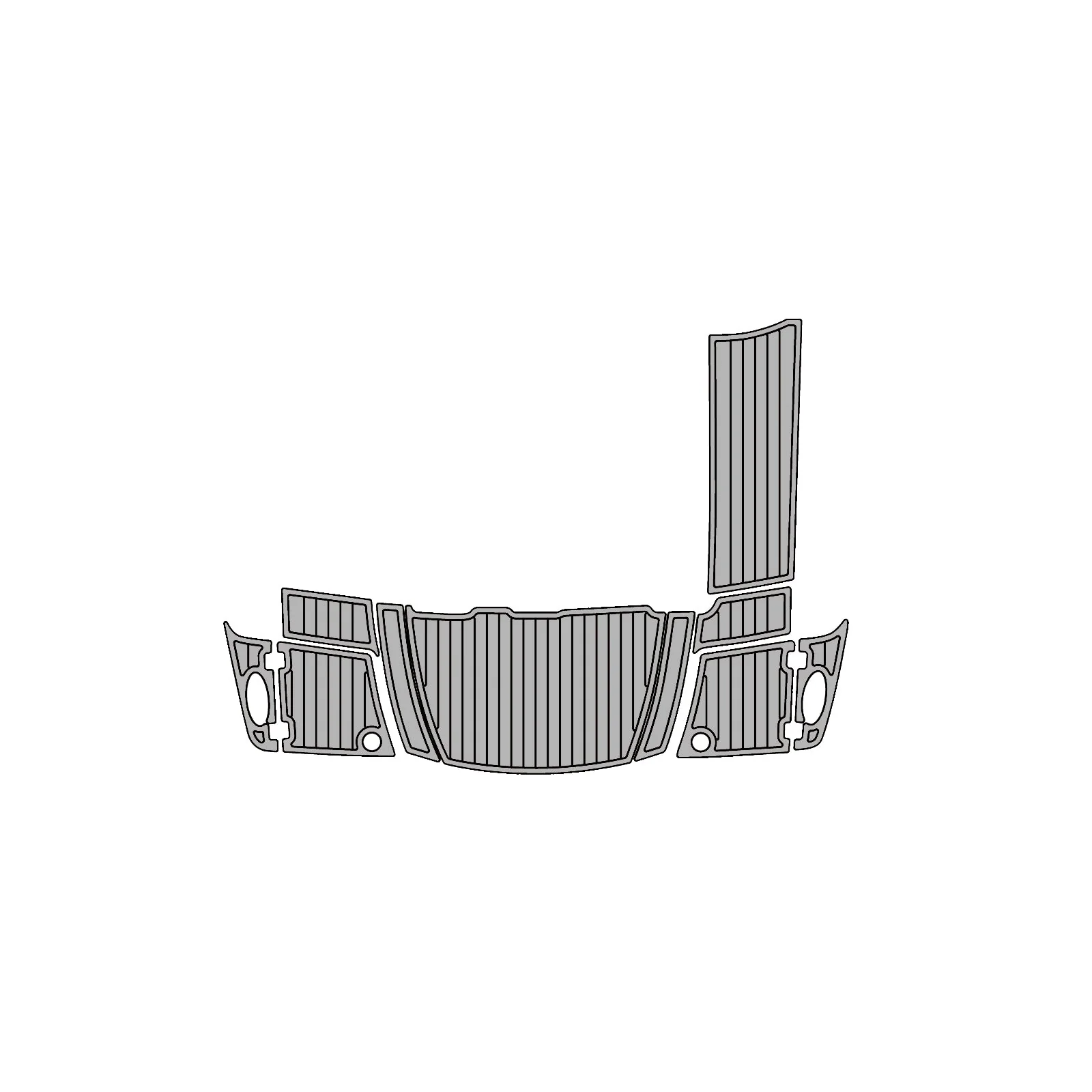 2015 | Chaparral | 327 SSX - Custom EVA Foam Marine Flooring Kit - HXBYX