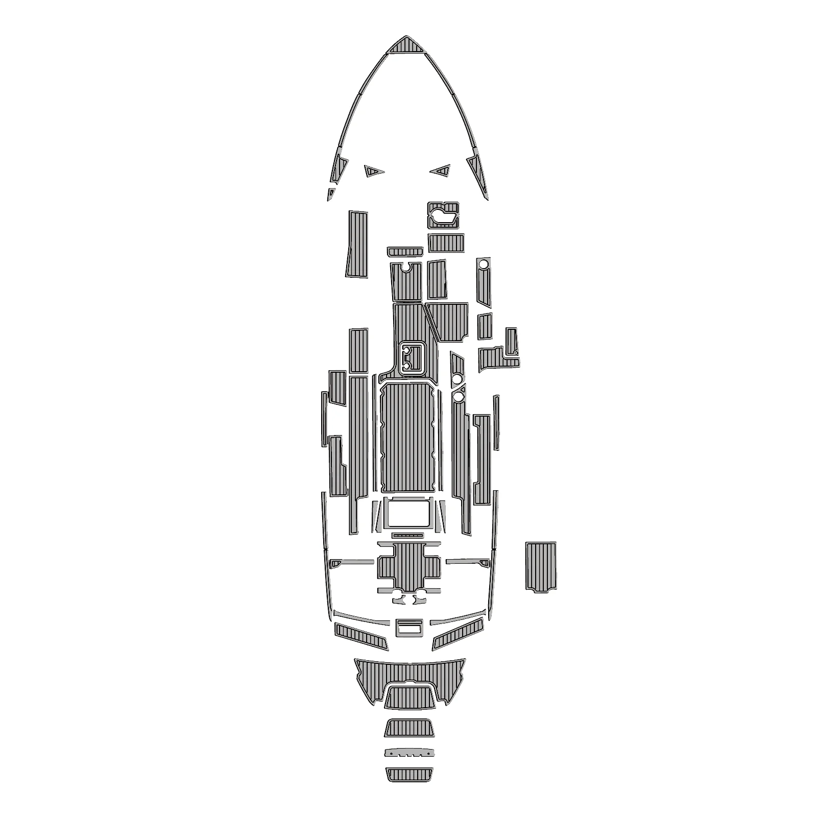 2021 Malibu 23 LSV – Custom EVA Foam Marine Flooring Kit - HXBYX