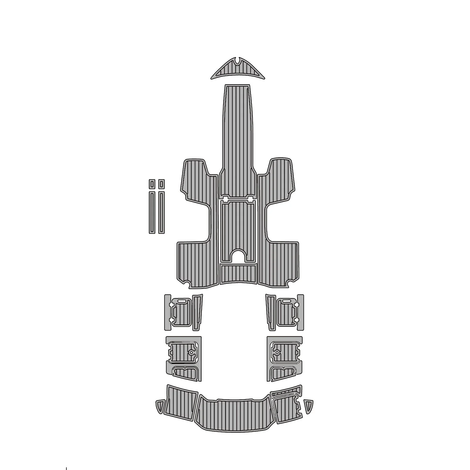 2018 | Chaparral | H2O Sport 19 - Custom EVA Foam Marine Flooring Kit - HXBYX