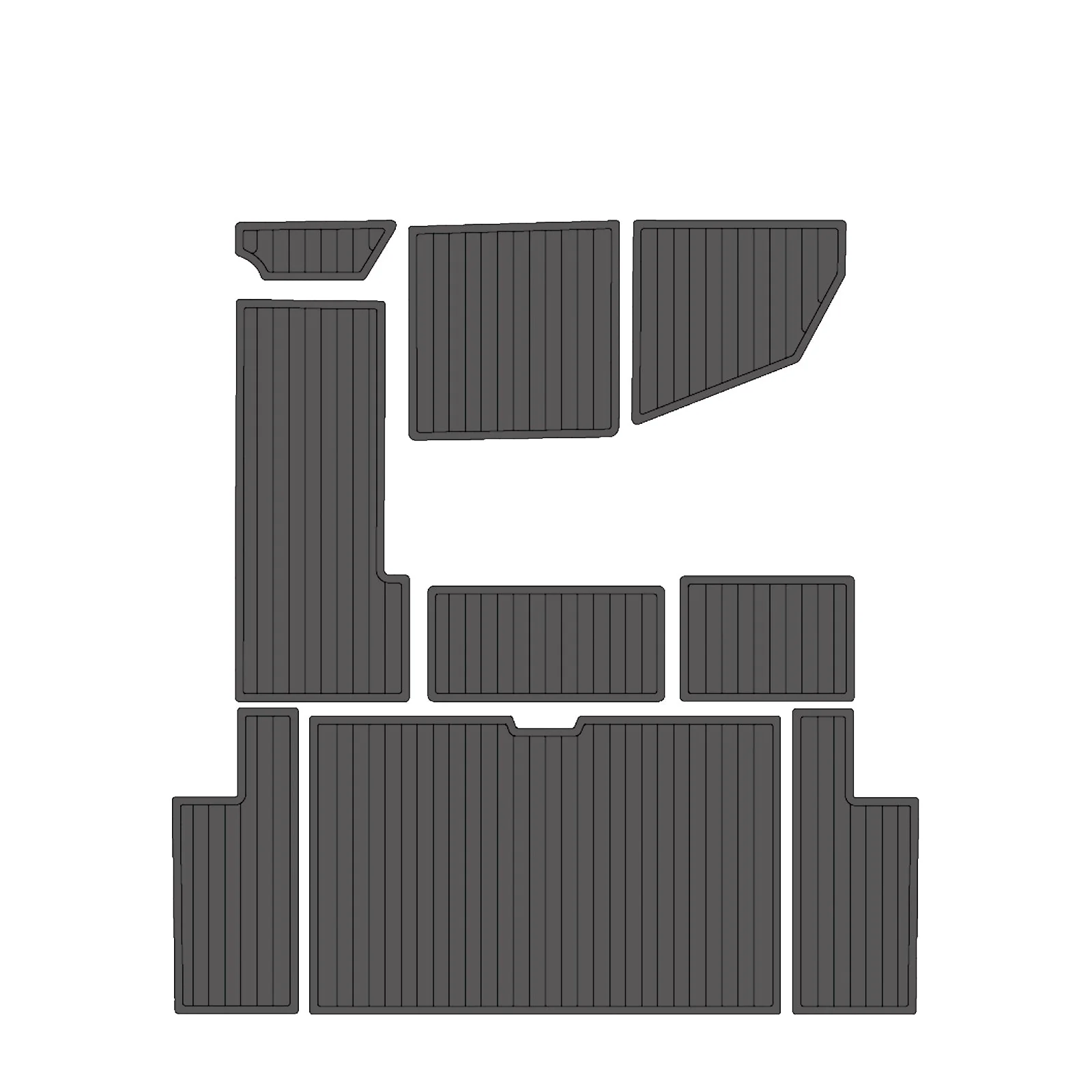 1988 | Sea Ray | 268 Sundancer – Custom EVA Foam Marine Flooring Kit - HXBYX