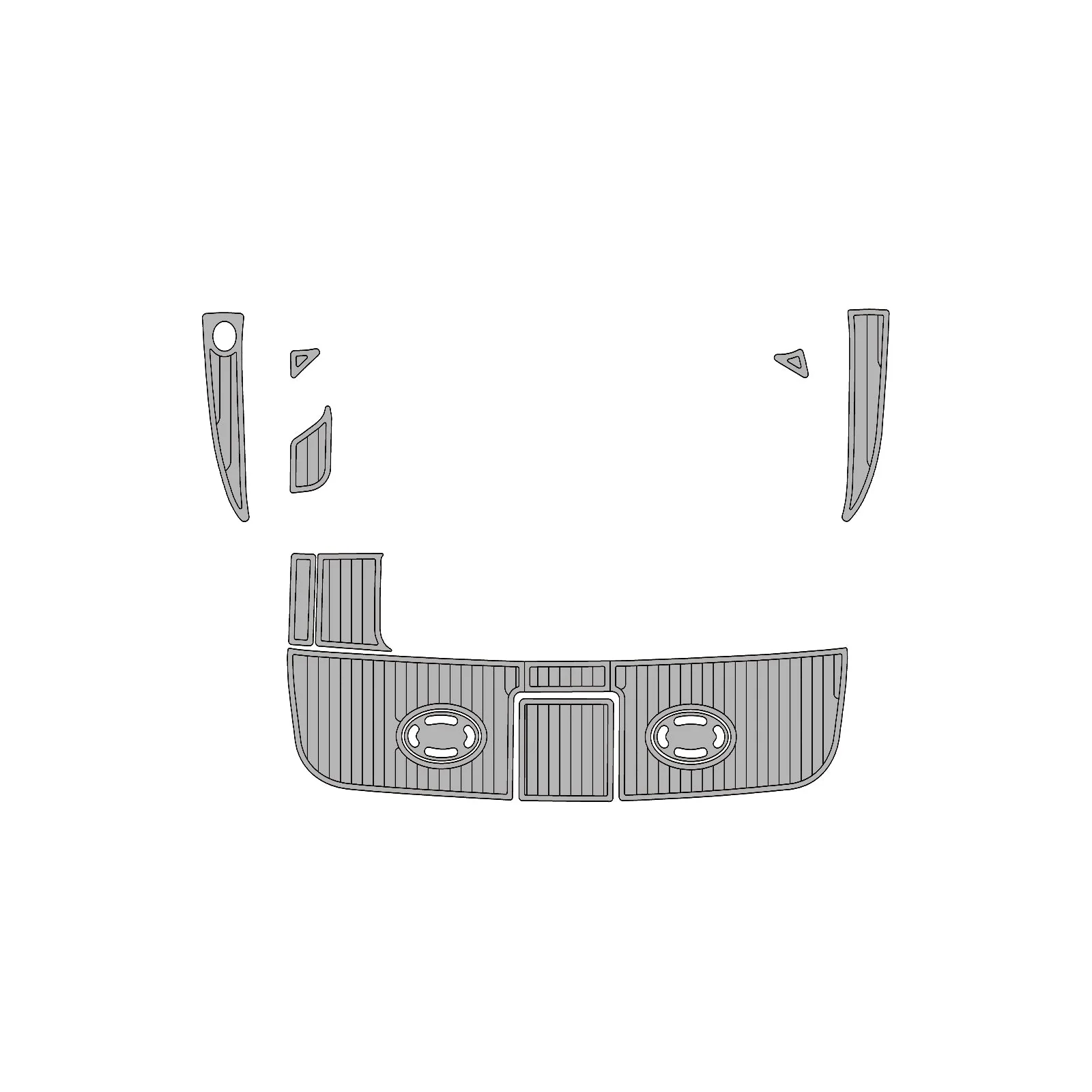 2001 | Sea Ray | 310 – Custom EVA Foam Marine Flooring Kit - HXBYX