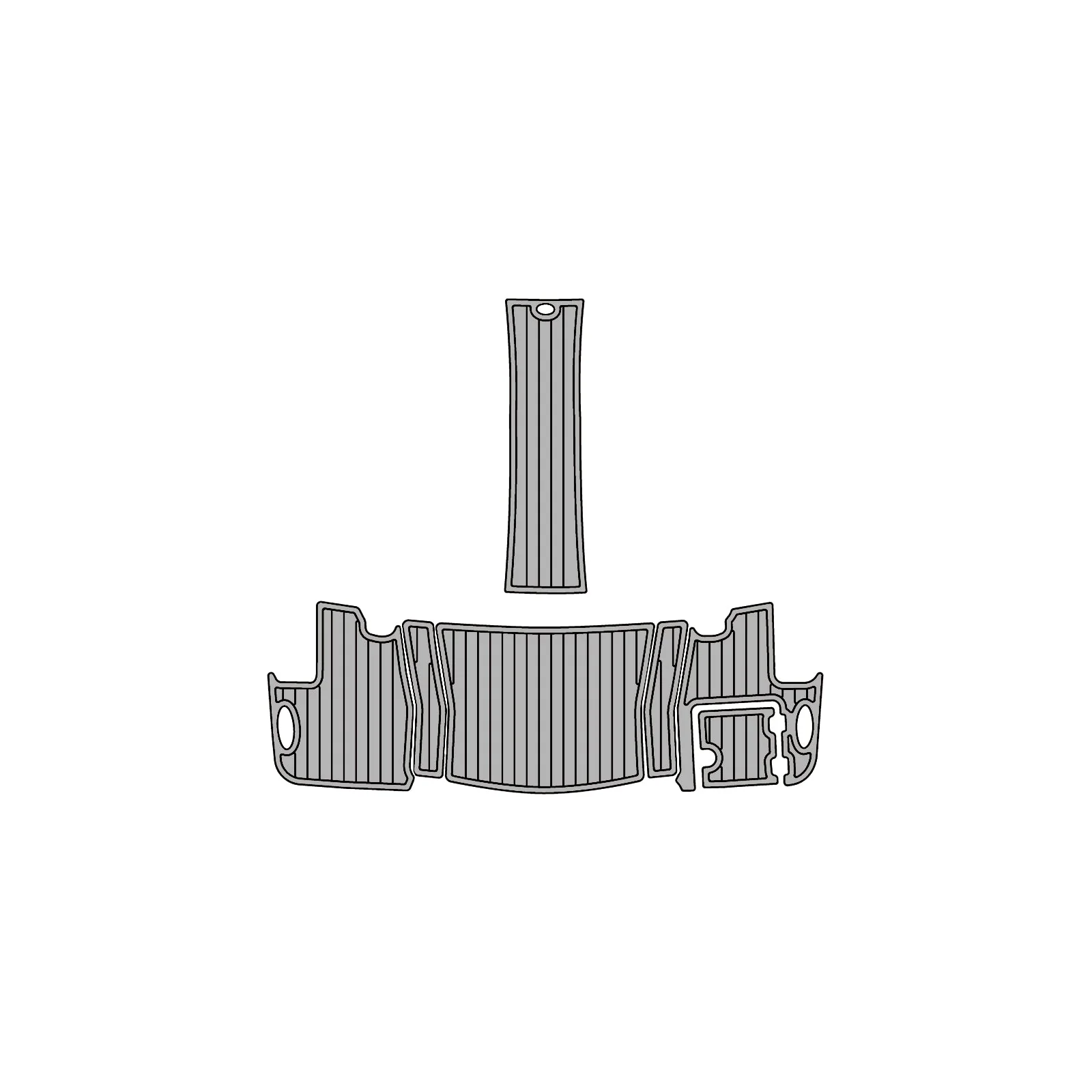 2015 | Chaparral | 257 SSX - Custom EVA Foam Marine Flooring Kit - HXBYX