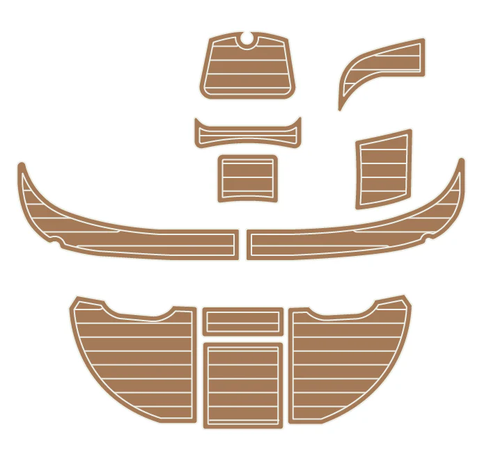 2006 Sea Ray Sundeck 240 – Custom EVA Foam Marine Flooring Kit - HXBYX