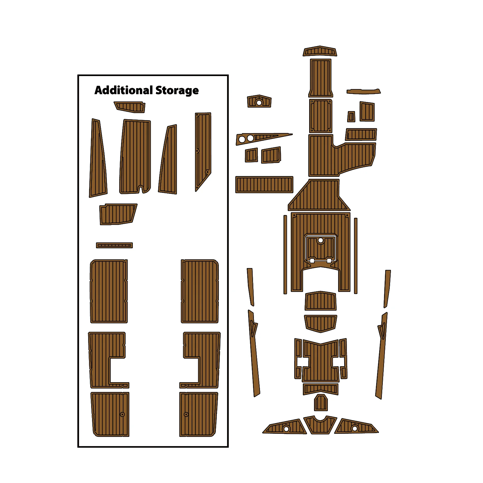 2019 Tige RZX20 – Custom EVA Foam Marine Flooring Kit - HXBYX
