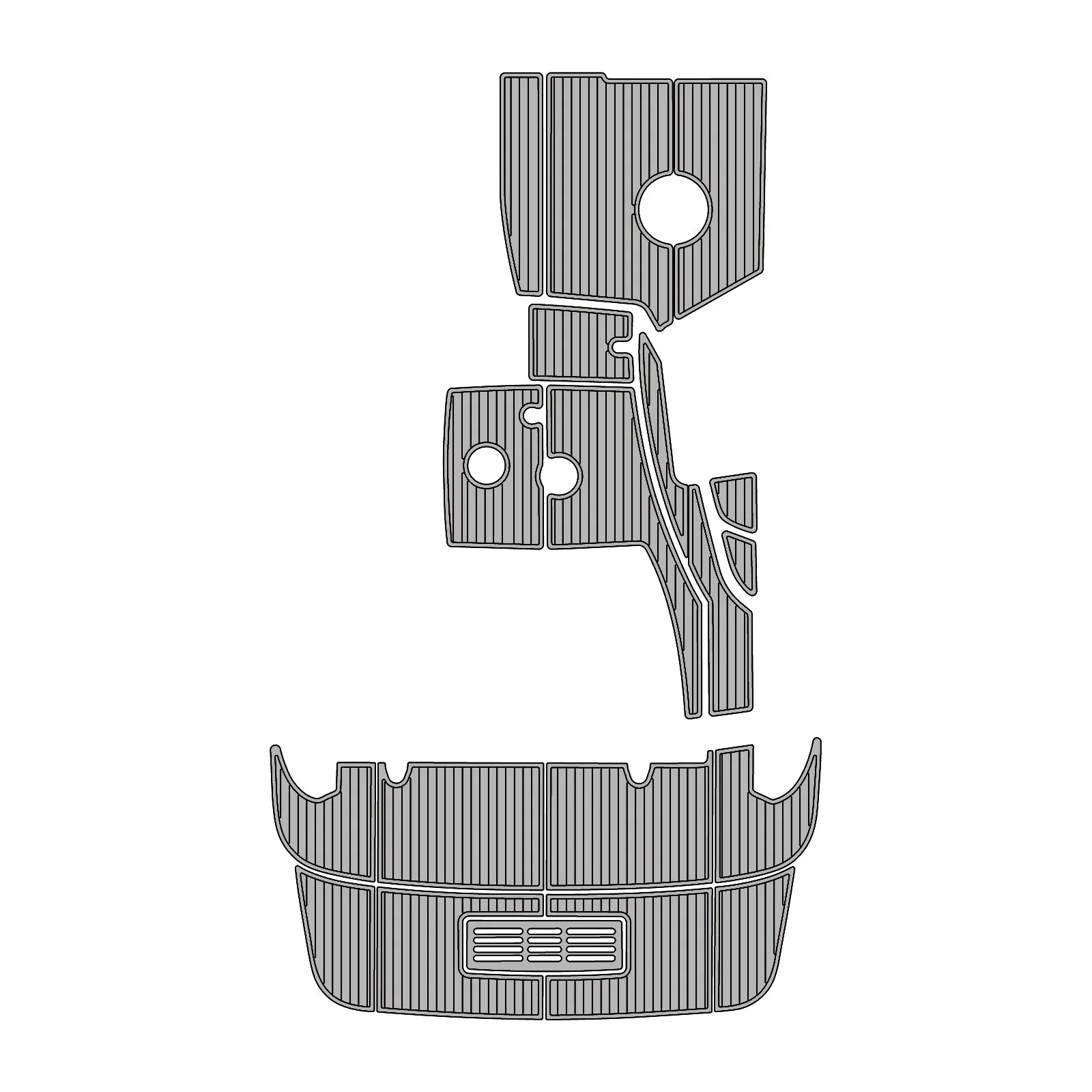 2017 Sea Ray 350 – Custom EVA Foam Marine Flooring Kit - HXBYX