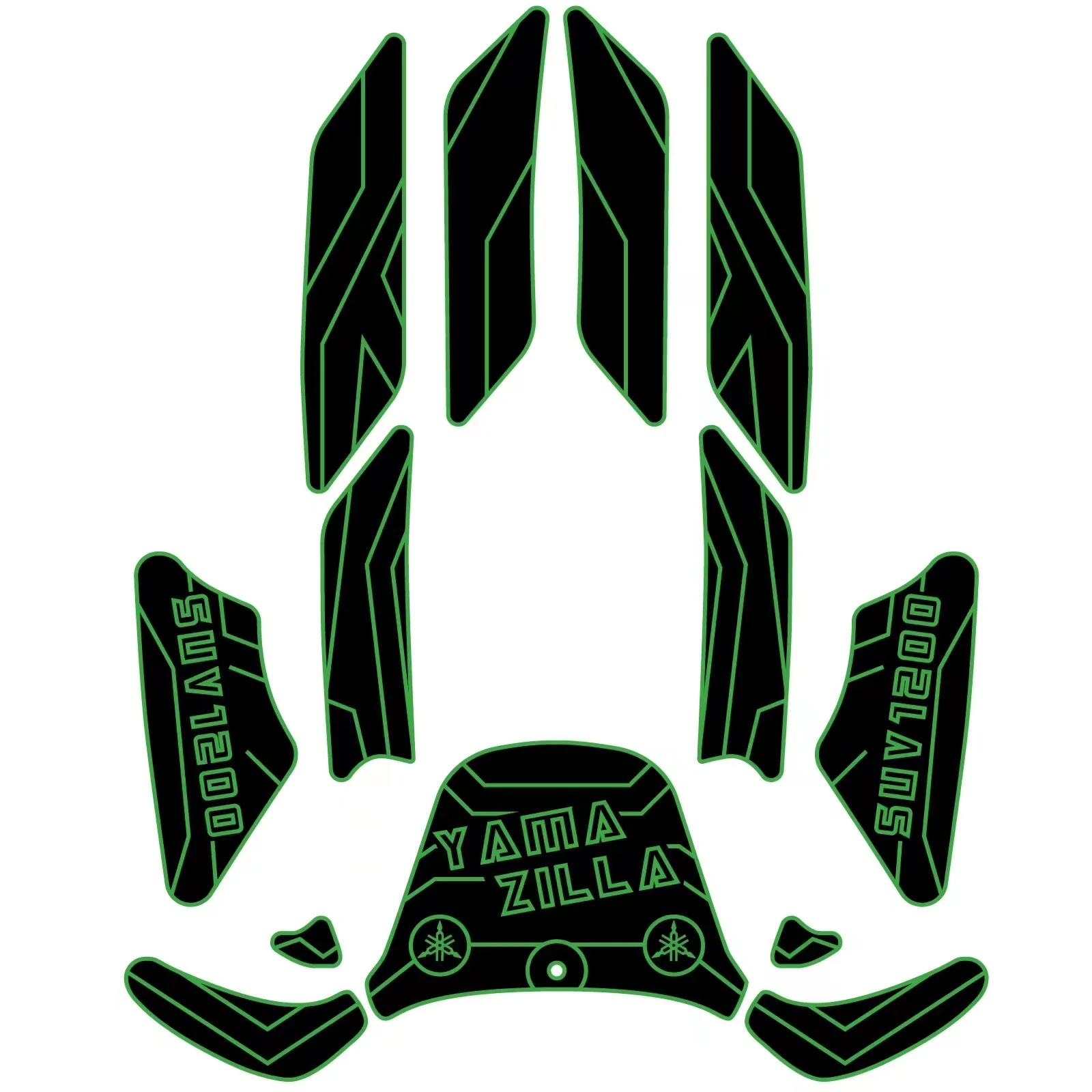 Yamaha SV1200 WaveRunner SUV - Custom EVA Foam Jet Ski Mats Kit - HXBYX