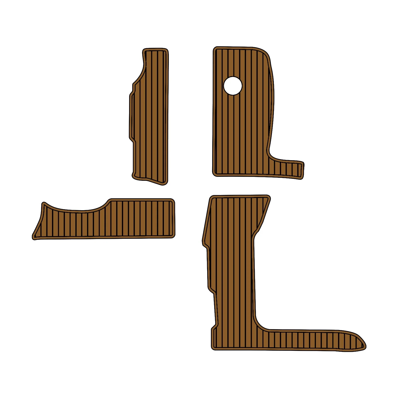 2005 | Sea Ray | Sundancer 390 – Custom EVA Foam Marine Flooring Kit - HXBYX