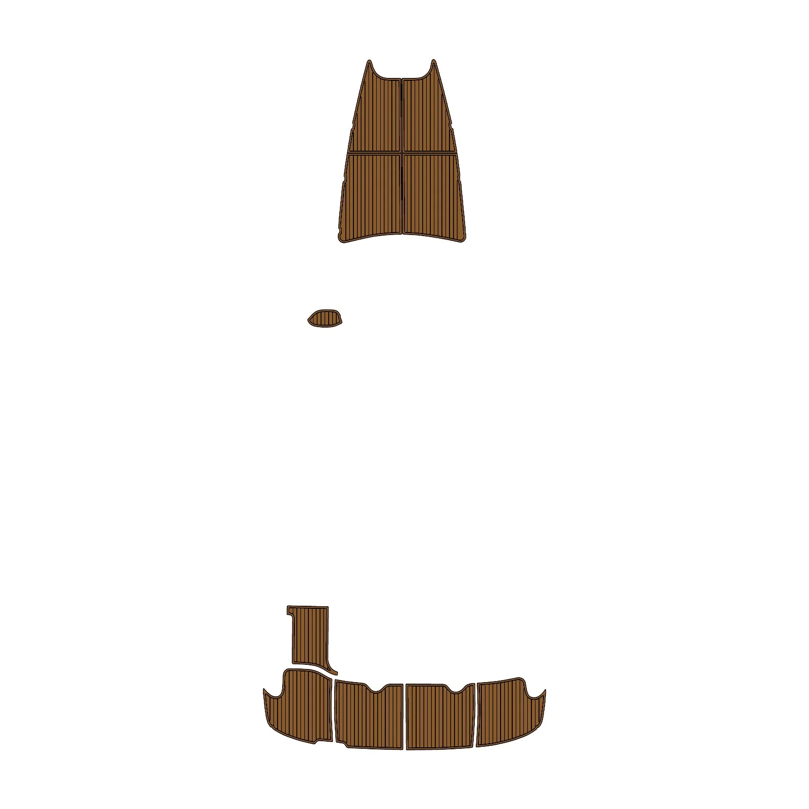 2003 | Sea Ray | 420 – Custom EVA Foam Marine Flooring Kit - HXBYX