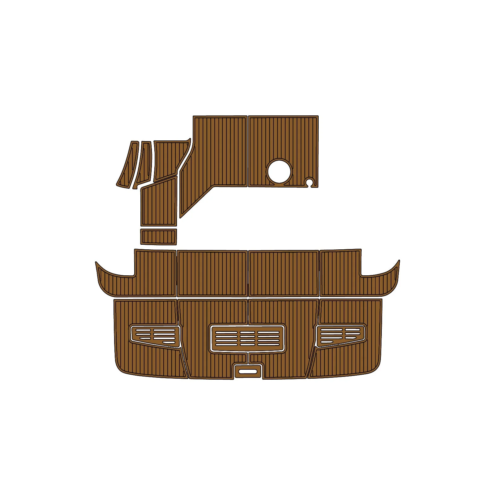 2016 Sea Ray 400 – Custom EVA Foam Marine Flooring Kit - HXBYX