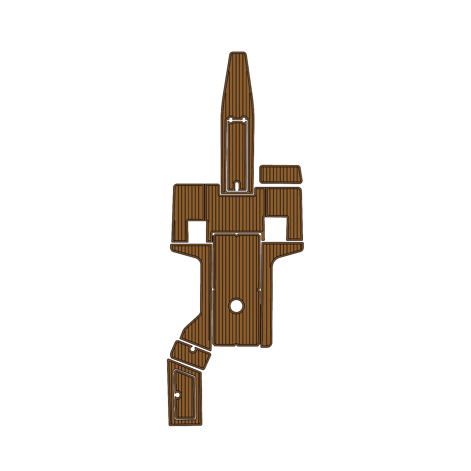 2001 Malibu 25 LSV – Custom EVA Foam Marine Flooring Kit - HXBYX