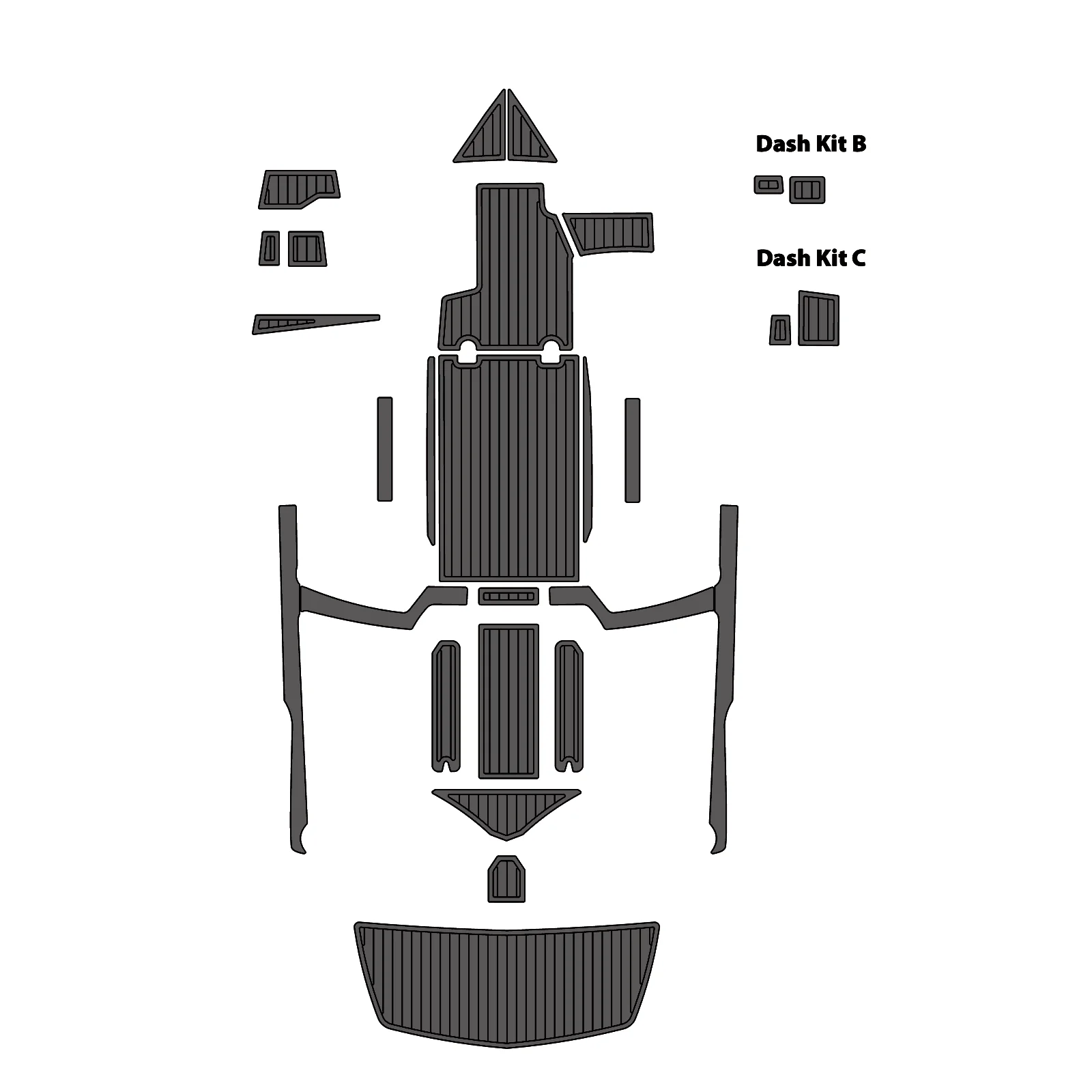 2019 Tige R23 – Custom EVA Foam Marine Flooring Kit - HXBYX