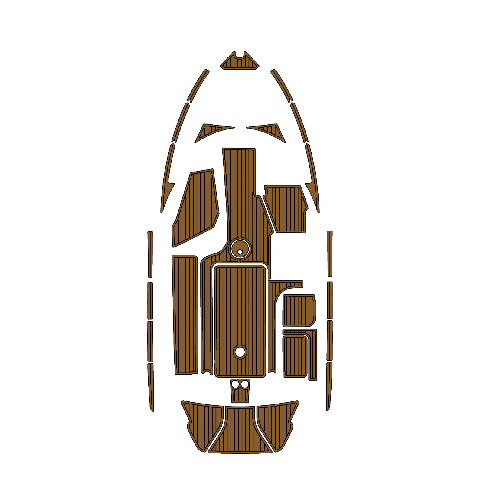 2014 Malibu 23 LSV – Custom EVA Foam Boat Flooring Kit - HXBYX