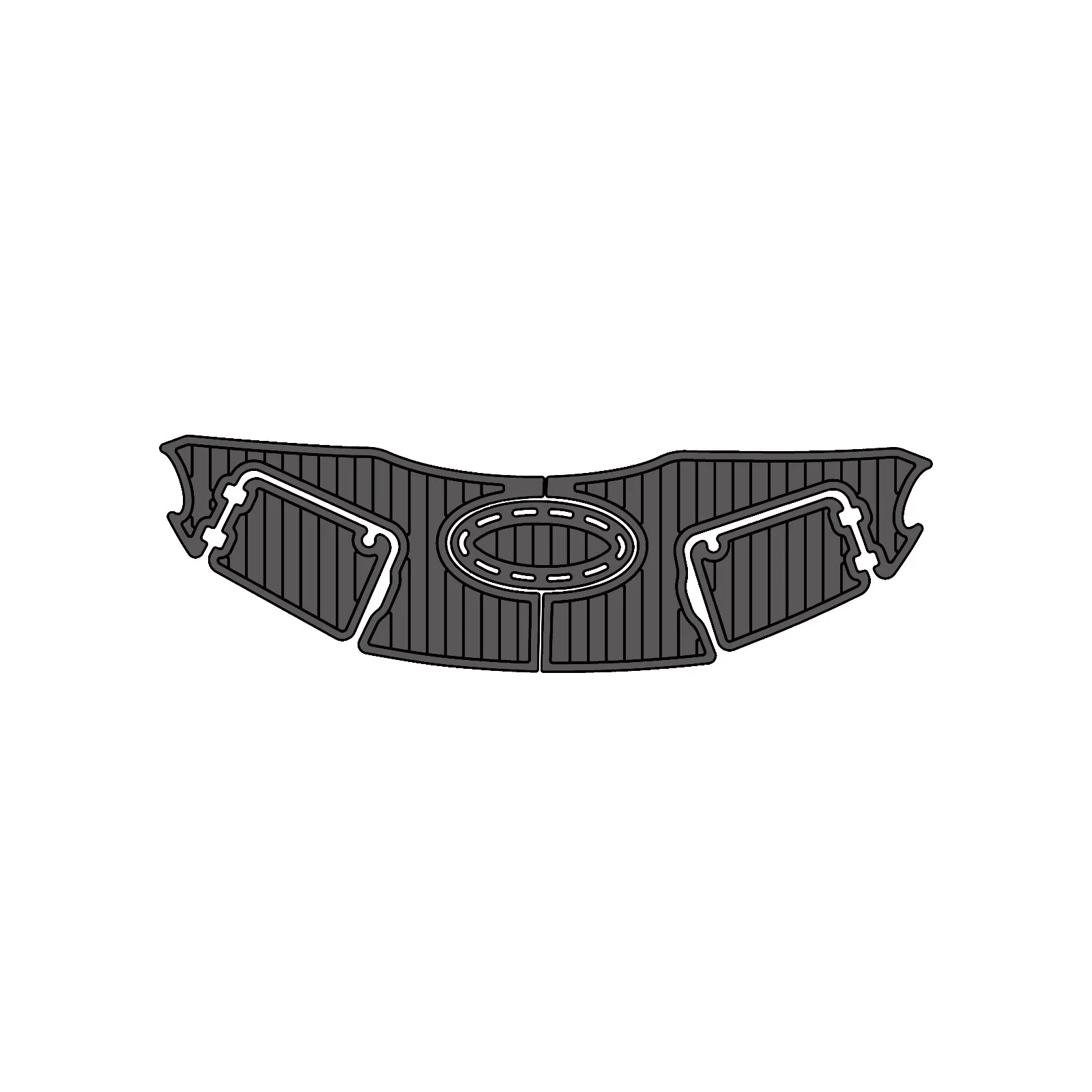 2011 | Chaparral | 267 - Custom EVA Foam Marine Flooring Kit - HXBYX