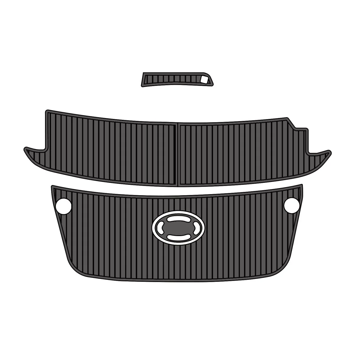 1995 Four Winns 240 - Premium Marine EVA Foam Deck Pads - HXBYX