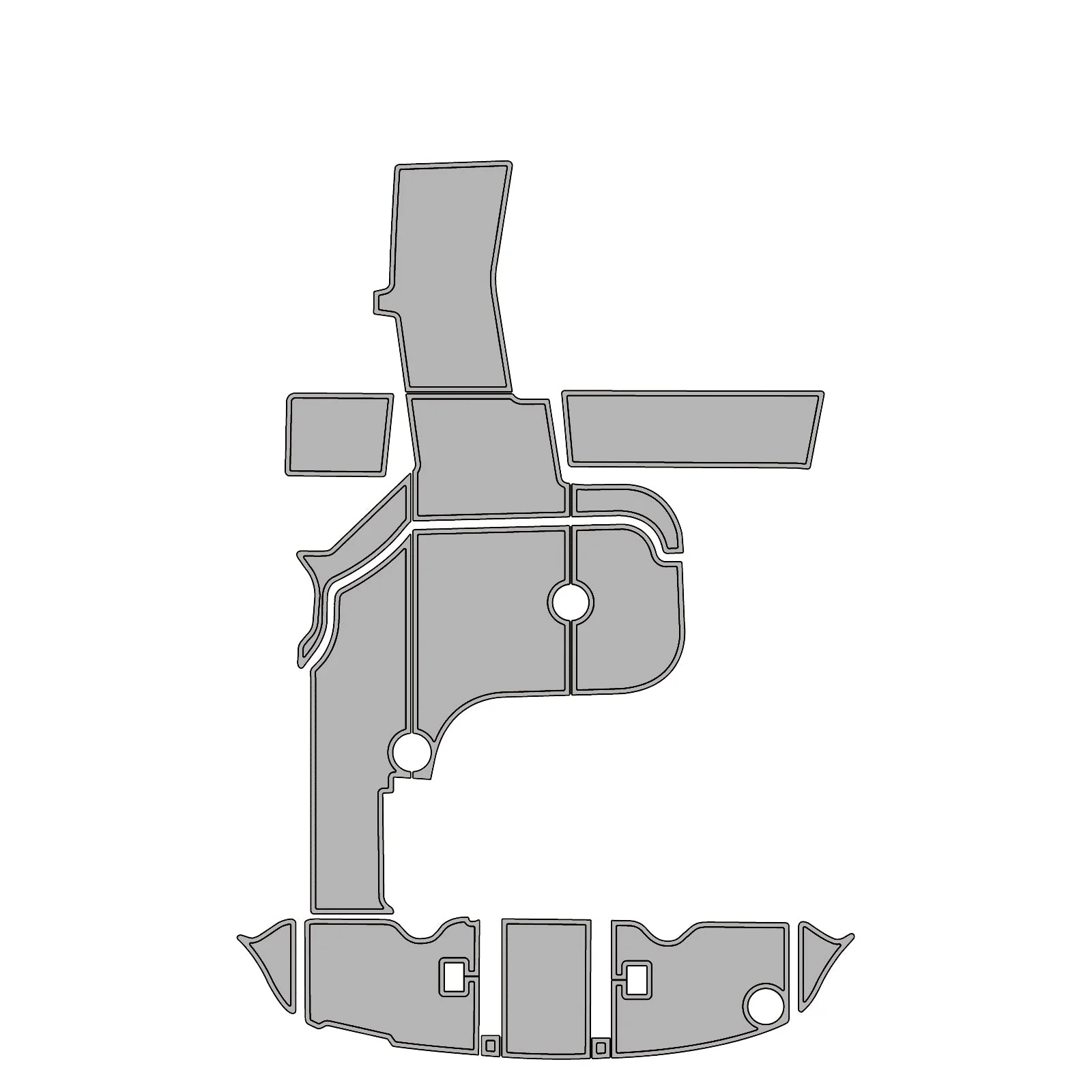 Sea Ray 34 Express – Custom EVA Foam Marine Flooring Kit - HXBYX