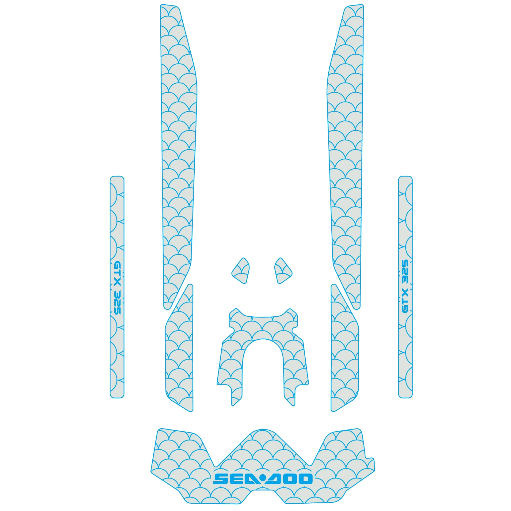 2025 Sea-Doo GTX - Custom EVA Foam Jet Ski Mats Kit - HXBYX