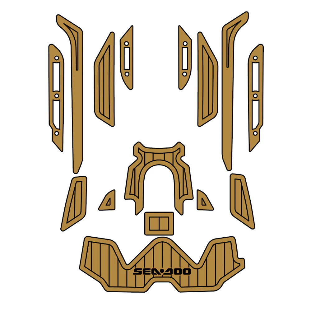 2019-2020 Sea-Doo RXT-300 - Custom EVA Foam Jet Ski Deck Mats Kit - HXBYX