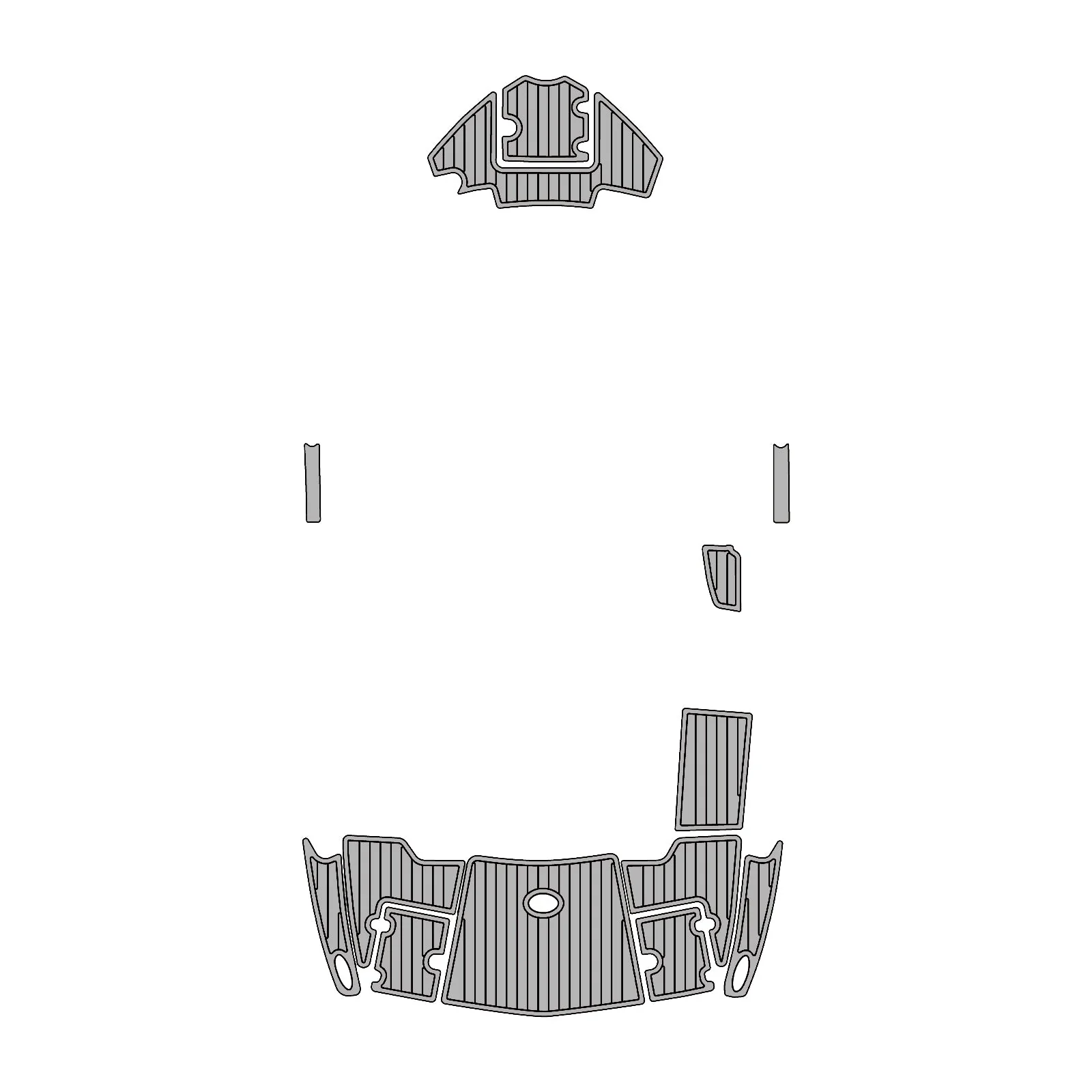 2008 | Chaparral | 284 Haus - Custom EVA Foam Marine Flooring Kit - HXBYX