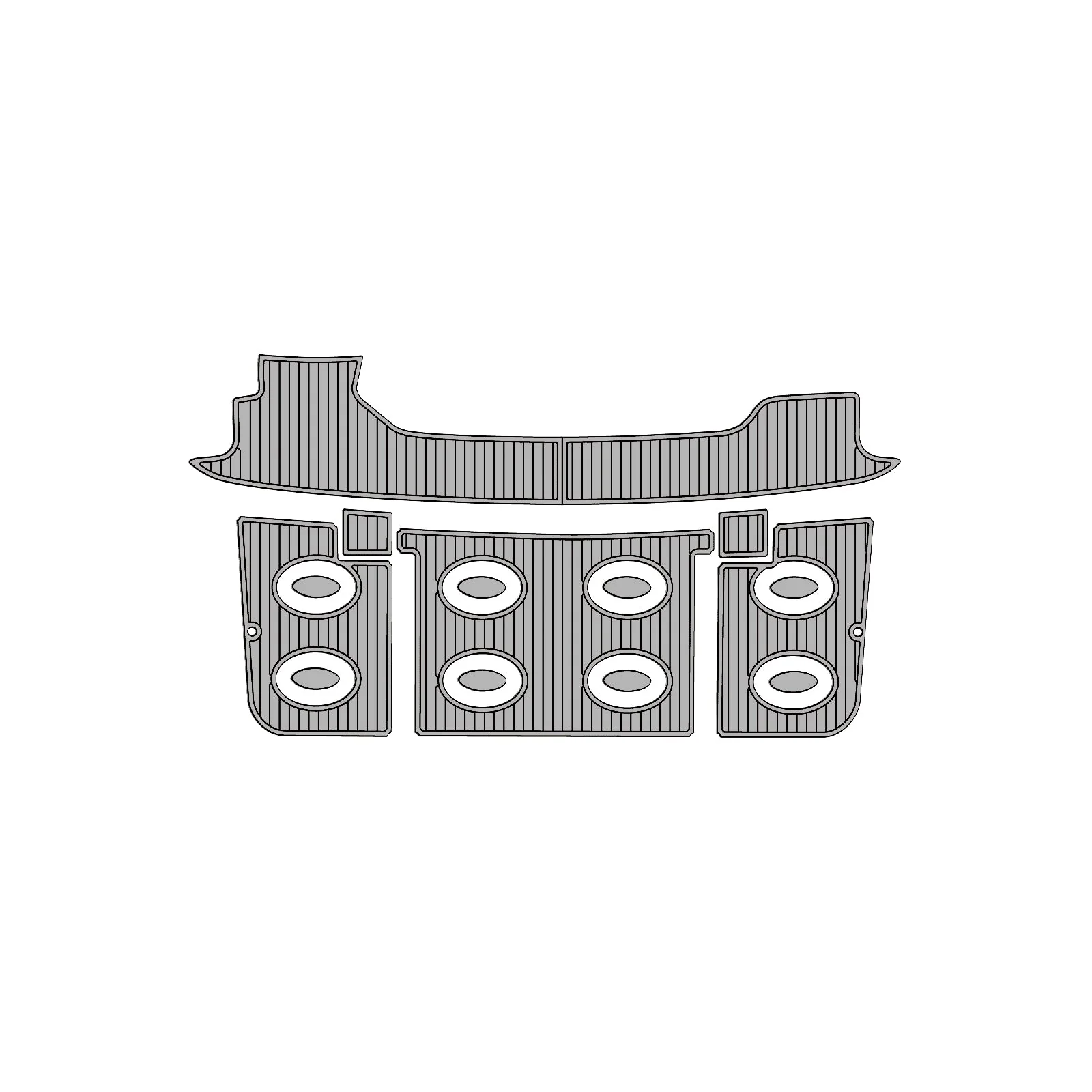 1999 | Sea Ray | 400 – Custom EVA Foam Marine Flooring Kit - HXBYX