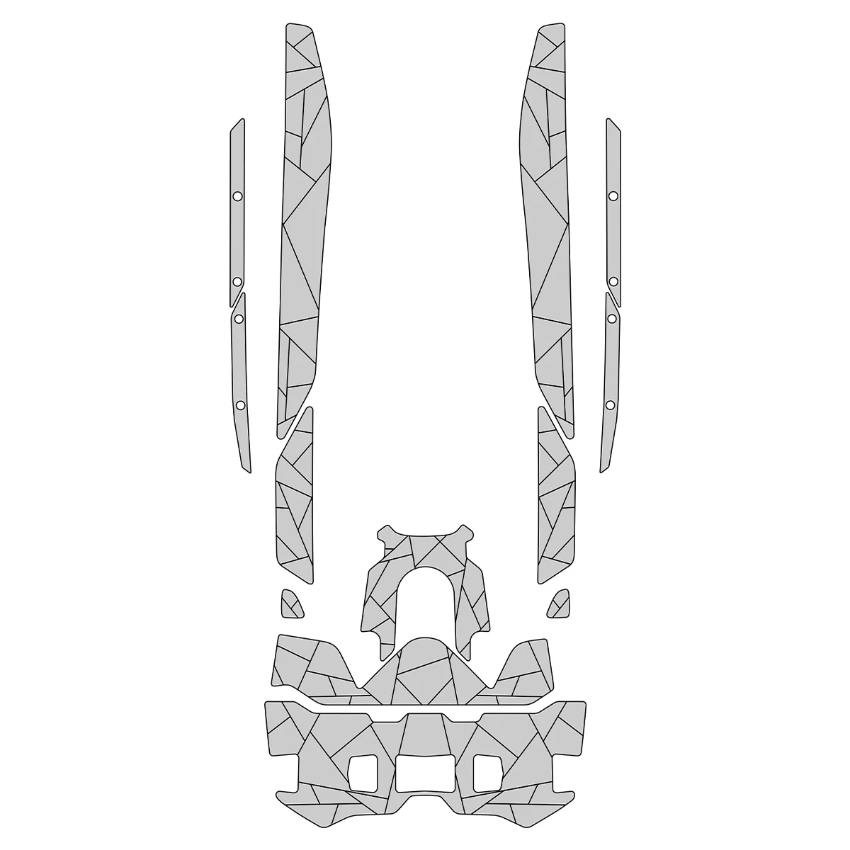 2023-2024 Sea-Doo Explorer - Custom EVA Foam Jet Ski Deck Mats Kit - HXBYX