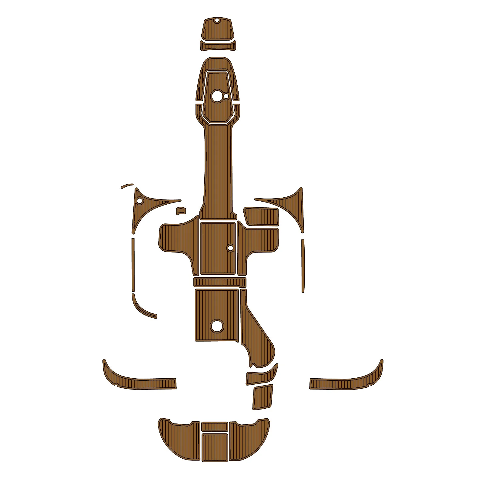 2006 | Sea Ray | Sundancer 240 – Custom EVA Foam Marine Flooring Kit - HXBYX