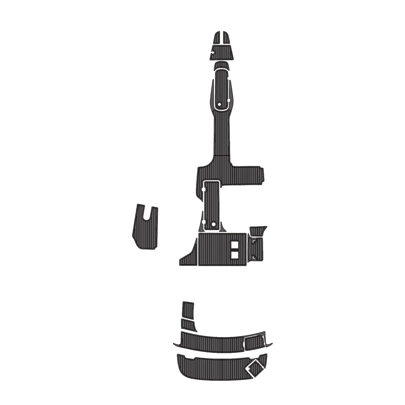 2008 | Chaparral | Signature 280 - Custom EVA Foam Marine Flooring Kit - HXBYX