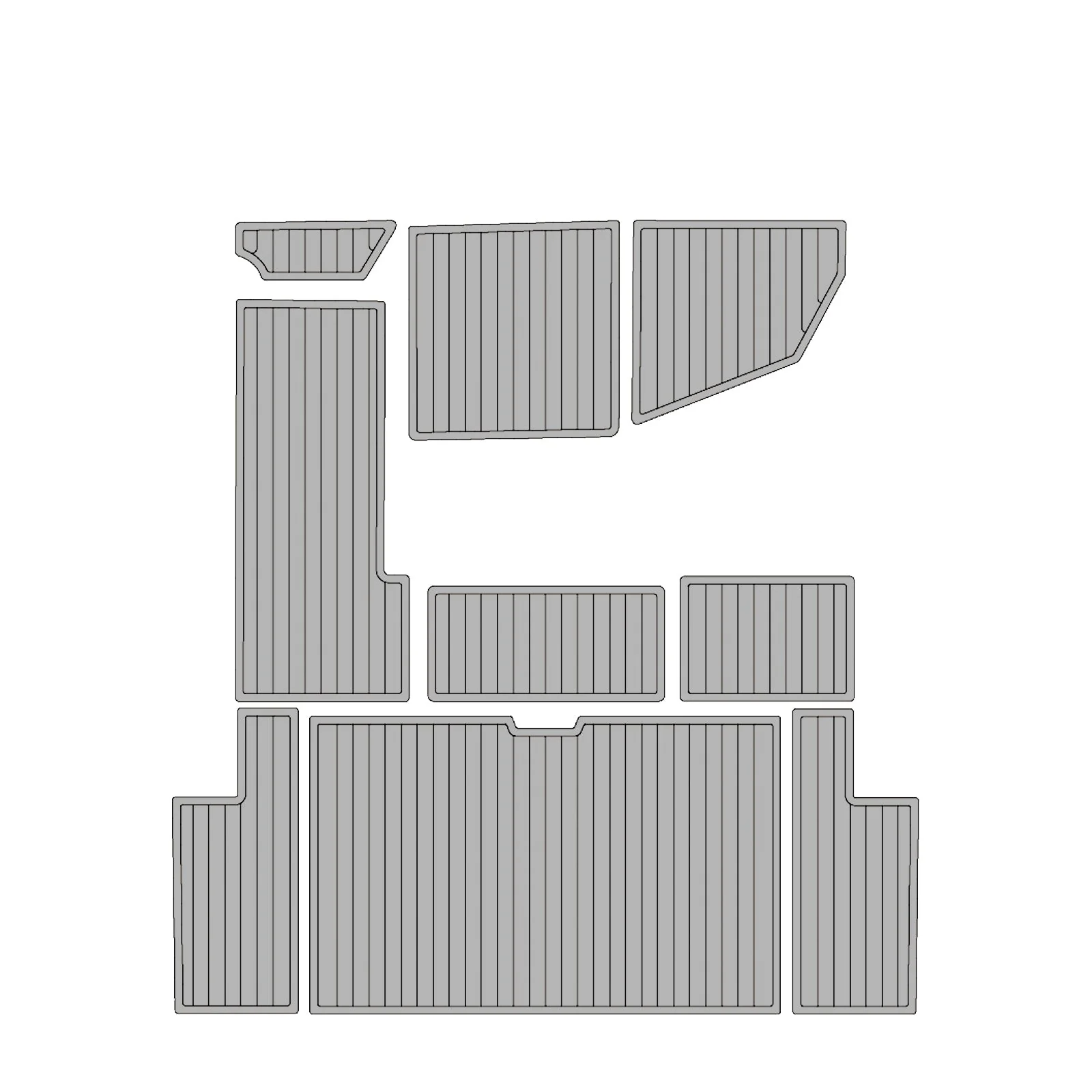 1988 | Sea Ray | 268 Sundancer – Custom EVA Foam Marine Flooring Kit - HXBYX