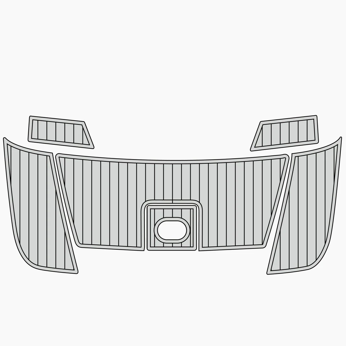 2017 Four Winns Alexander 290 - Premium Custom EVA Boat Flooring Kit - HXBYX