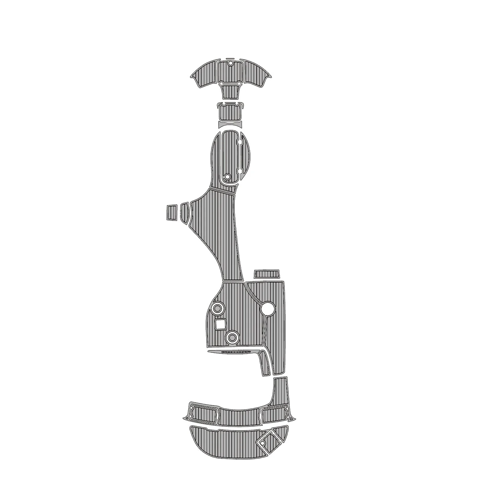 2002 | Chaparral | Sunesta 232 - Custom EVA Foam Boat Flooring Kit - HXBYX