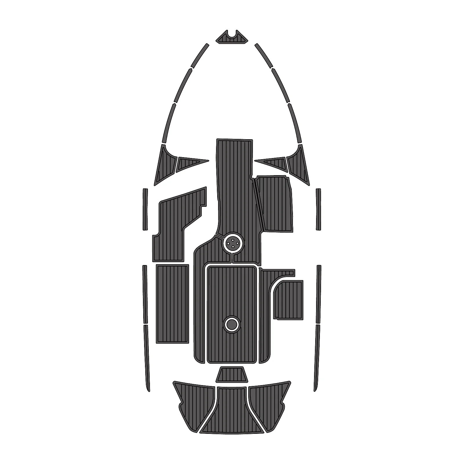 2010-2013 Malibu 23 LSV – Custom EVA Foam Marine Flooring Kit - HXBYX