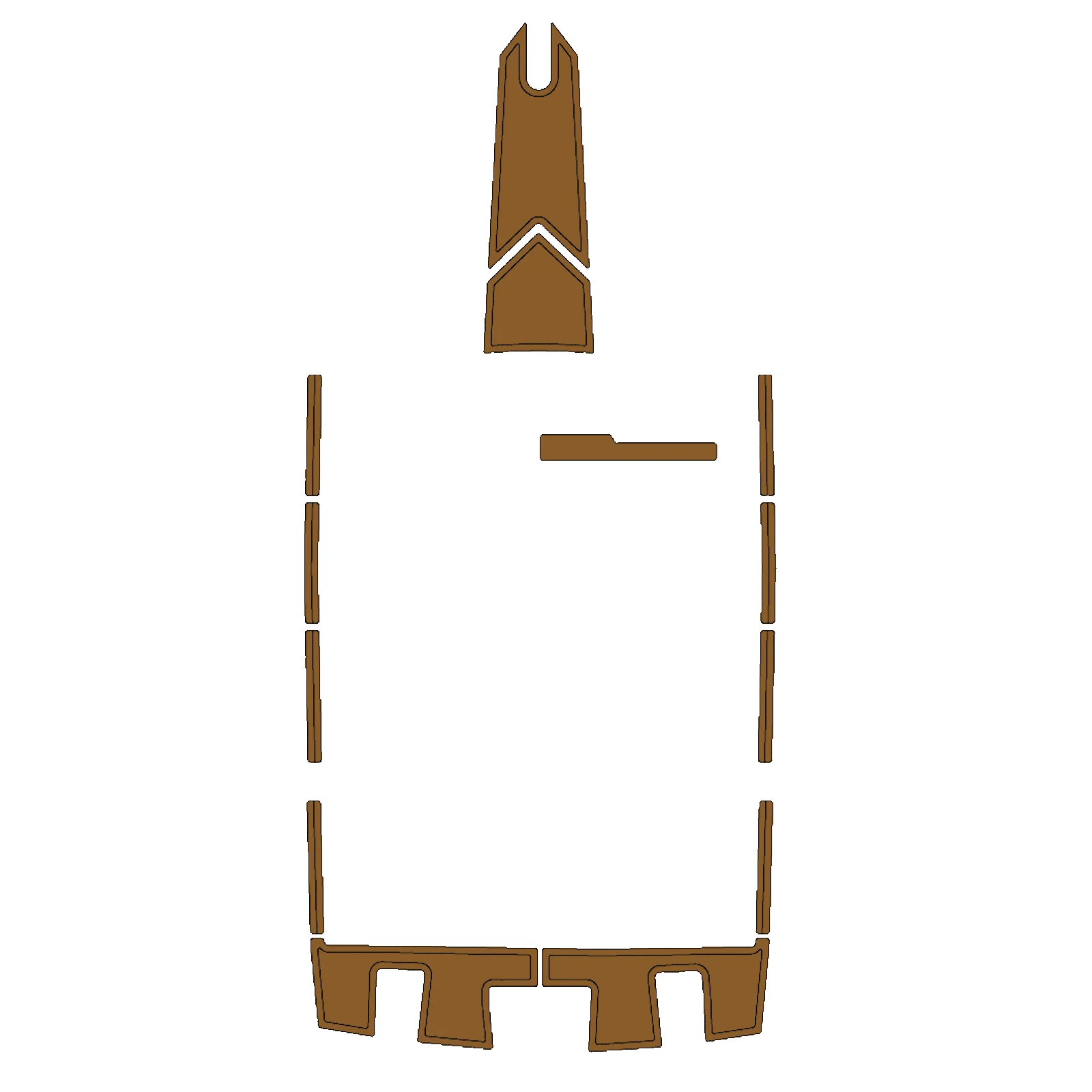 1989 MasterCraft Prostar 190 – Custom EVA Foam Marine Flooring Kit - HXBYX