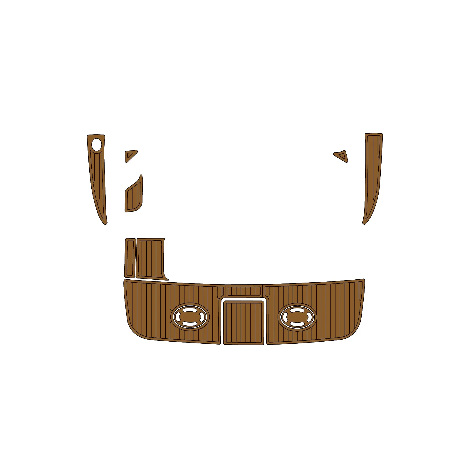 2001 | Sea Ray | 310 – Custom EVA Foam Marine Flooring Kit - HXBYX