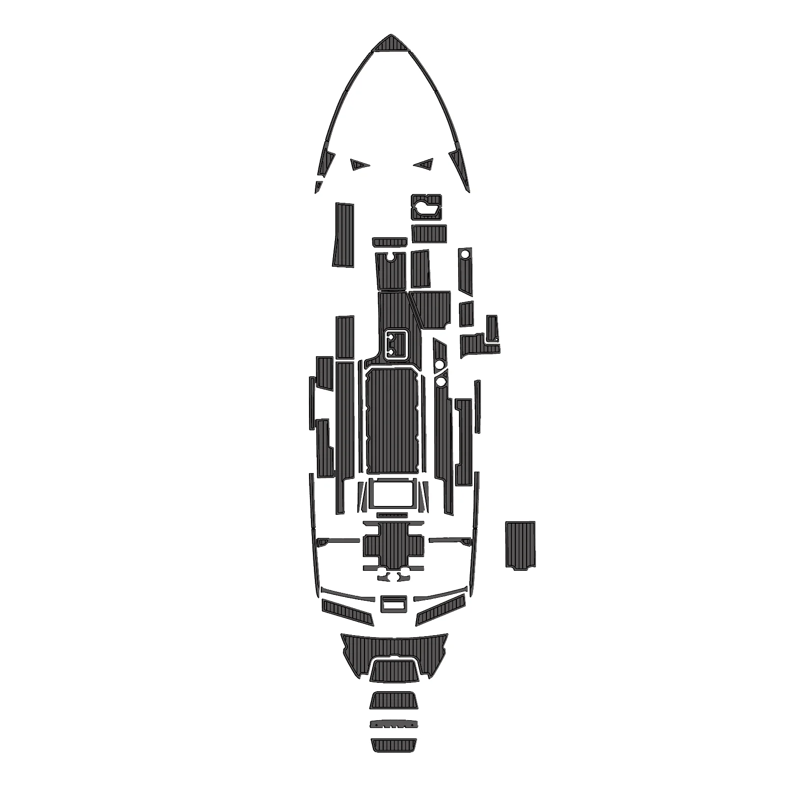 2021 Malibu 23 LSV – Custom EVA Foam Marine Flooring Kit - HXBYX