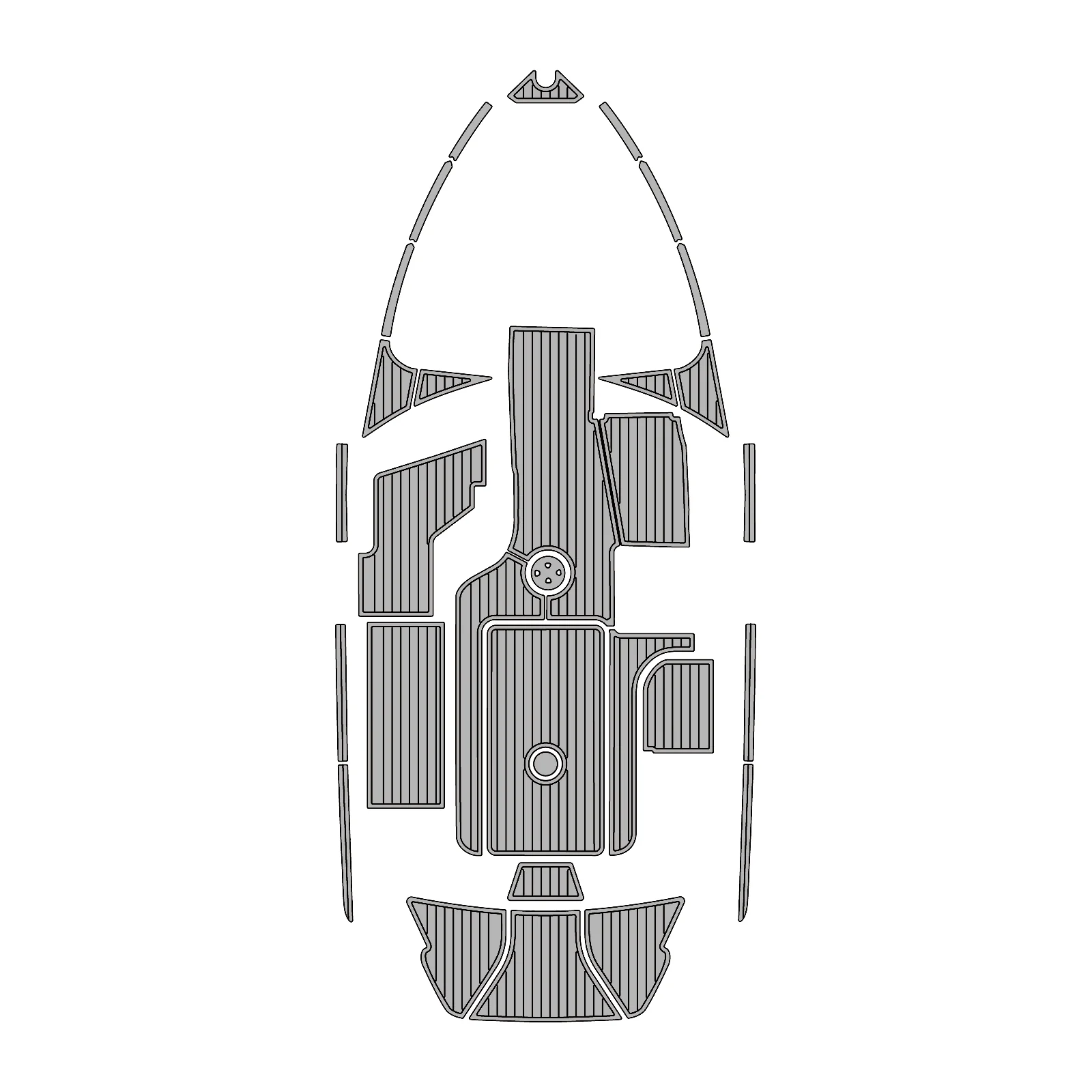 2010-2013 Malibu 23 LSV – Custom EVA Foam Marine Flooring Kit - HXBYX