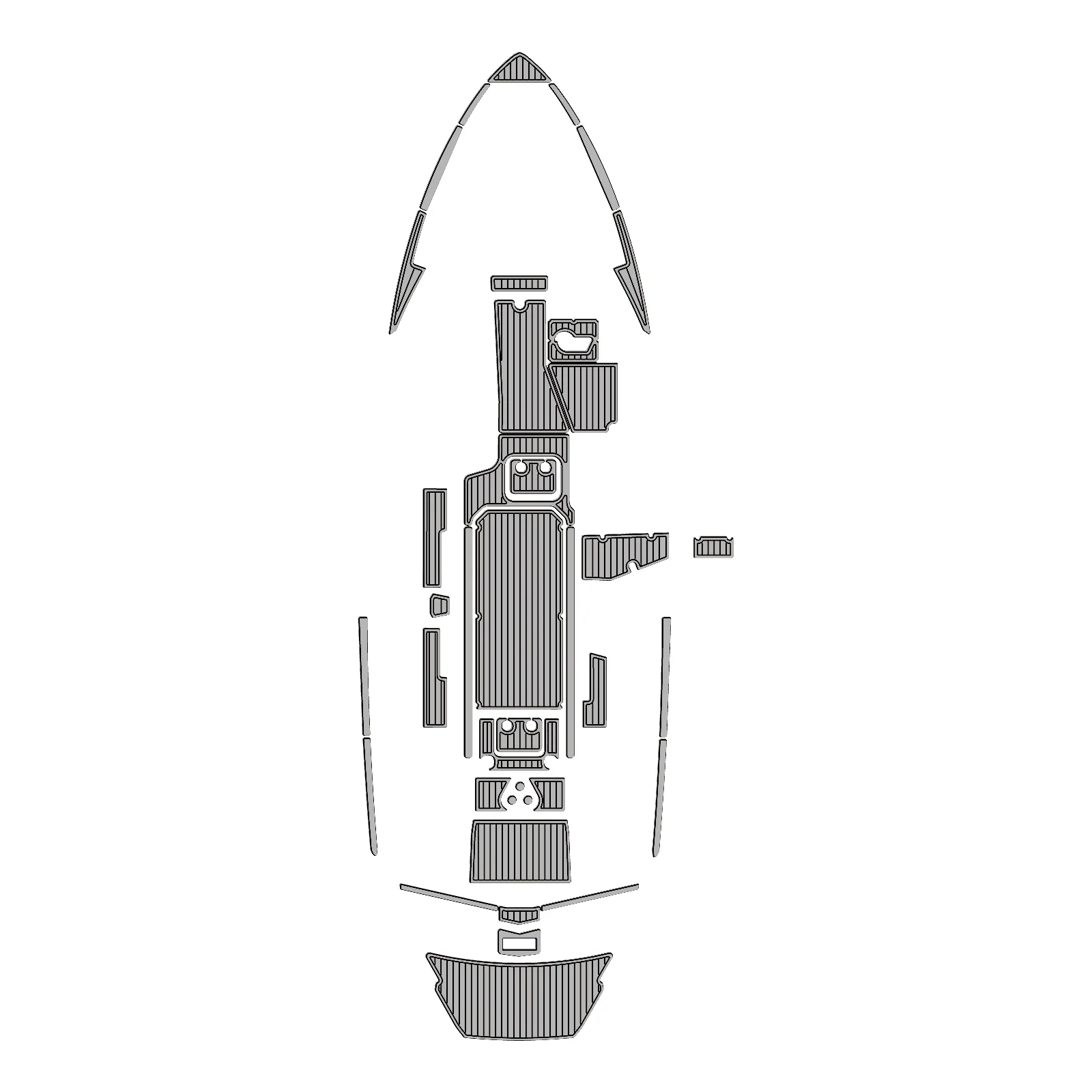 2019 Malibu 25 LSV – Custom EVA Foam Boat Flooring Kit - HXBYX