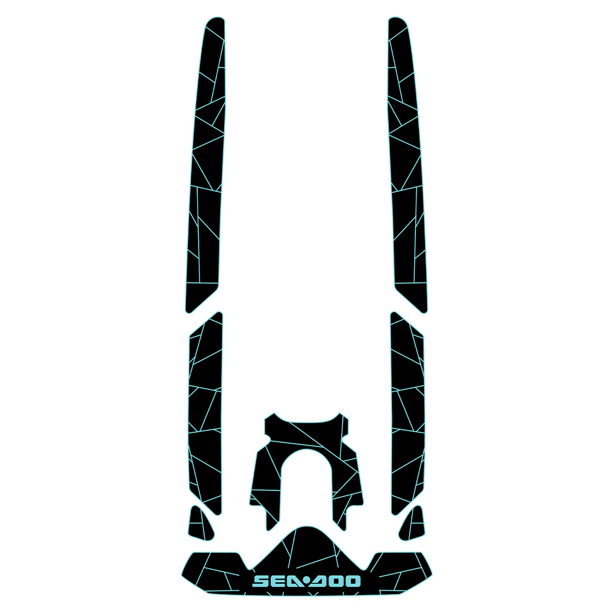 2025 Sea-Doo Fish Pro Scout - Custom EVA Foam Jet Ski Deck Mats Kit - HXBYX